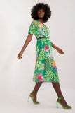 Everyday Elegance Midi Dress with Pleats and Belt