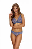 Pleated Blue Spring Classic Full Cut Shorts Panties