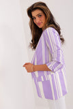 Casual Striped Blazer for Everyday Elegance and Comfort