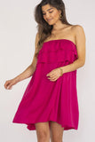 Elegant Spanish-Style Off-Shoulder Dress with Frills