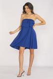 Elegant Spanish-Style Dress with Shoulder-Exposing Design