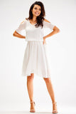 Lightweight Chiffon Airy Summer Dress with Shoulder Slits