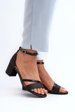 Glittery Low Heeled Sandals for Elegant Occasions
