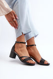 Glittery Low Heeled Sandals for Elegant Occasions
