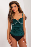 Elegant Strapless Velour Bodysuit for Any Occasion