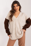 Elegant Unbuttoned Sweater with Heart Neckline and Long Sleeves