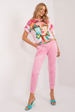 Comfortable Velour Blouse and Pants Set for Everyday Wear