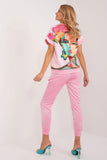 Comfortable Velour Blouse and Pants Set for Everyday Wear