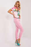 Comfortable Velour Blouse and Pants Set for Everyday Wear