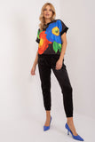 Casual Velour Blouse and Pants Set for Everyday Comfort