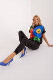 Casual Velour Blouse and Pants Set for Everyday Comfort