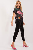 Casual Velour Blouse and Pants Set for Everyday Comfort