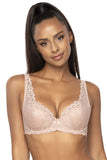 Lace Underwired Bra for Larger Bust with Satin Bow Detail