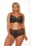 Elegant Dark Navy Soft Bra for Fuller Shapes