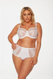 Delicate Microfiber Full Briefs with Unique Embroidery
