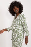 Colorful Decorative Pleat Blouse with Sweetheart Neckline