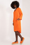 Everyday Oversized V-Neck Dress with Pockets
