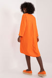 Everyday Oversized V-Neck Dress with Pockets