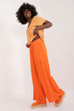 Elegant Wide-Leg Palazzo Pants with Pockets and Drawstrings