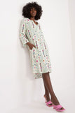 Trendy Oversized Everyday Dress with Pockets and Print