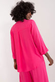Elegant V-Neck Daily Blouse with 3/4 Sleeves