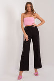 Comfortable High-Waist Daily Fabric Pants with Pockets