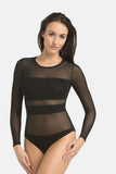Elegant Mesh and Viscose Bodysuit Set for Every Occasion