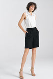 Stylish Relaxed Fit Mid-Rise Cuffed Summer Shorts