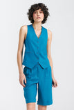 Elegant Classic Cut Button Vest for Timeless Style