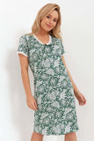 Elegant V-Neck Cotton Shirt with Mesh Detailing for Women