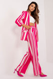 Elegant Wide-Leg Trousers with Zip and Button Closure