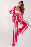 Elegant Wide-Leg Trousers with Zip and Button Closure