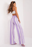 Elegant Wide Leg Striped Pants for Women