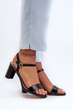 Elegant Wedge Heel Sandals with Adjustable Strap