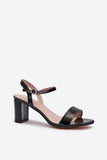Elegant Wedge Heel Sandals with Adjustable Strap