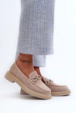Stylish Suede Moccasins with Flat Heel for All-Day Comfort