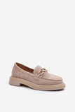 Stylish Suede Moccasins with Flat Heel for All-Day Comfort