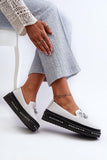Trendy Women's Genuine Leather Loafers with Platform Style