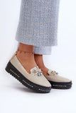 Trendy Women's Genuine Leather Loafers with Platform Comfort