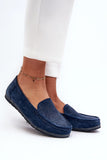 Elegant Women's Suede Loafers with Soft Insole Comfort