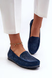 Elegant Women's Suede Loafers with Soft Insole Comfort