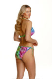 Colorful Bralette Bikini Top for Beach Comfort and Support