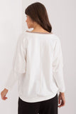 Stylish Casual Blouse with Unique Print and 3/4 Sleeves