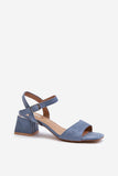 Soft Touch Eco Suede Women's Block Heel Sandals