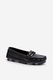 Stylish Women's Loafers with Comfort and Decorative Chain