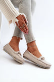 Stylish Women's Loafers with Comfort and Decorative Chain