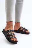 Comfortable Adjustable Women's Flip-Flops with Bubble Gum Scent