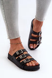 Comfortable Adjustable Women's Flip-Flops with Bubble Gum Scent