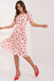 Charming Flared Summer Dress with Sweetheart Neckline