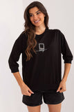 Elegant Everyday Blouse with Subtle Jet Pattern
